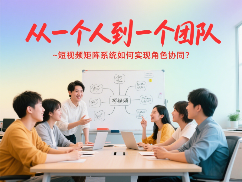 从一个人到一个团队，短视频矩阵系统如何实现角色协同？ 