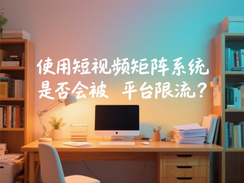 使用短视频矩阵系统是否会被平台限流？ 