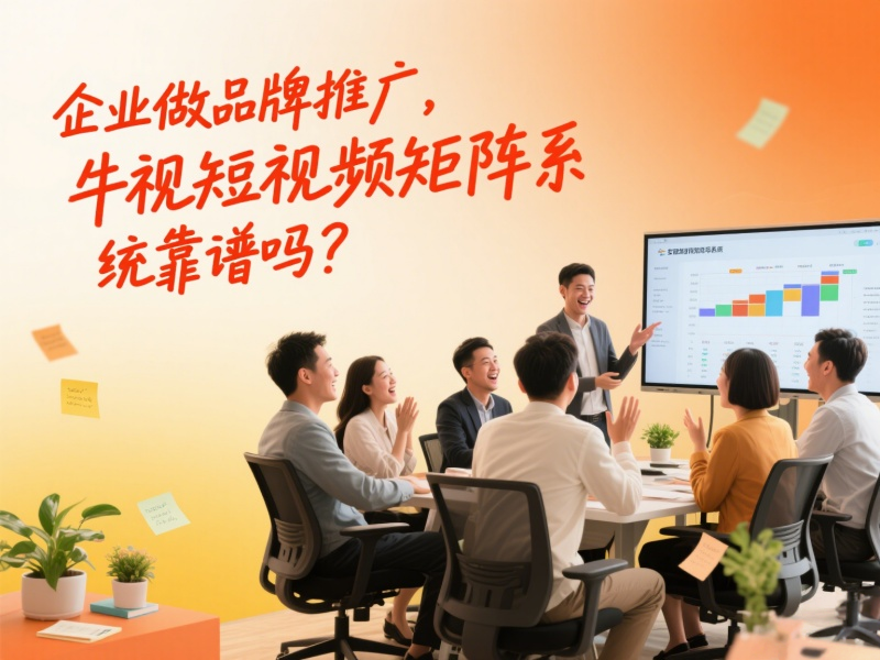 企业做品牌推广，牛视短视频矩阵系统靠谱吗？ 