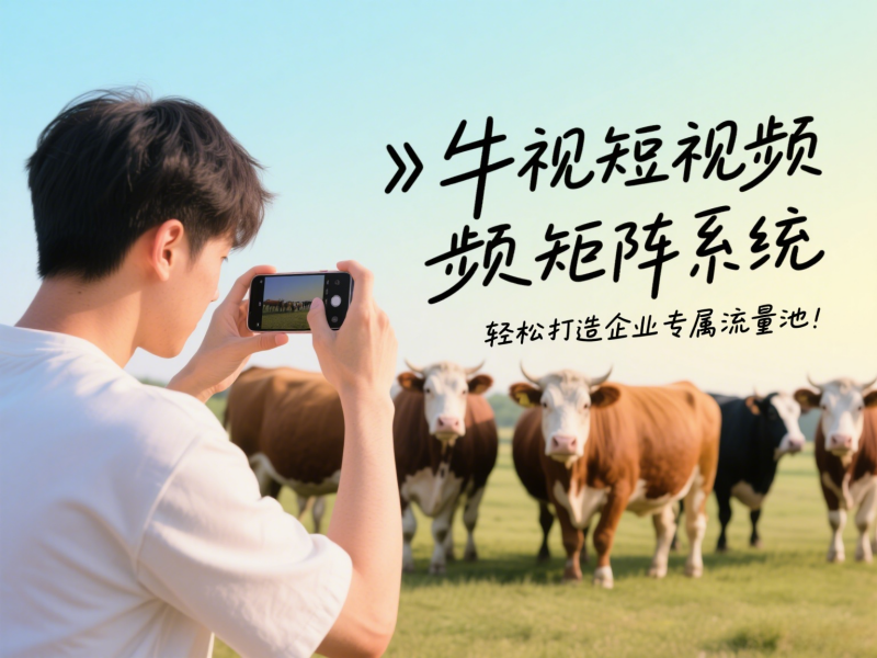 ​牛视短视频矩阵系统，轻松打造企业专属流量池！ 