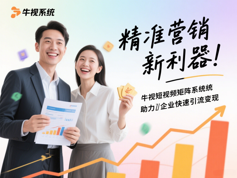 精准营销新利器！牛视短视频矩阵系统助力企业快速引流变现 